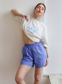 Комплект женский "Cosmic vibes" футболка и шорты в Оренбурге
